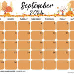 September 2024 Calendars (52 Free Pdf Printables) | September 2024 Calendar Fall