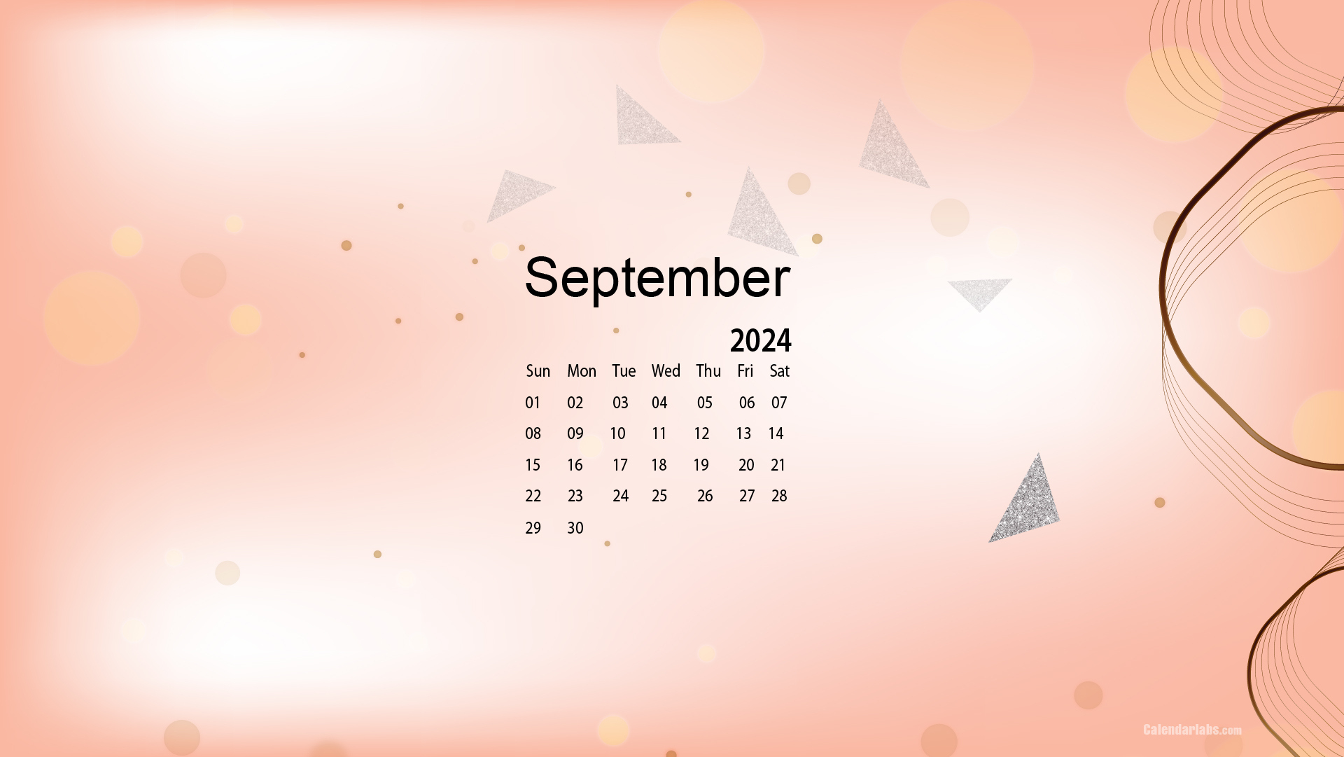 September 2024 Desktop Wallpaper Calendar - Calendarlabs | September 2024 Calendar Wallpaper