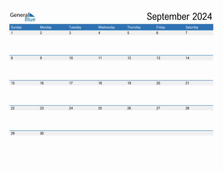 Fillable September 2024 Calendar | Calendar 2024