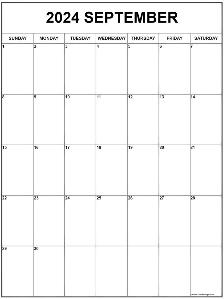 Printable Calendar September 2024 | Calendar 2024