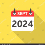 September 2024 Year Calendar Flat Style Stock Vector (Royalty Free |  Calendar 2024