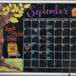 September Chalkboard Calendar 2020 | September 2024 Chalkboard Calendar Ideas