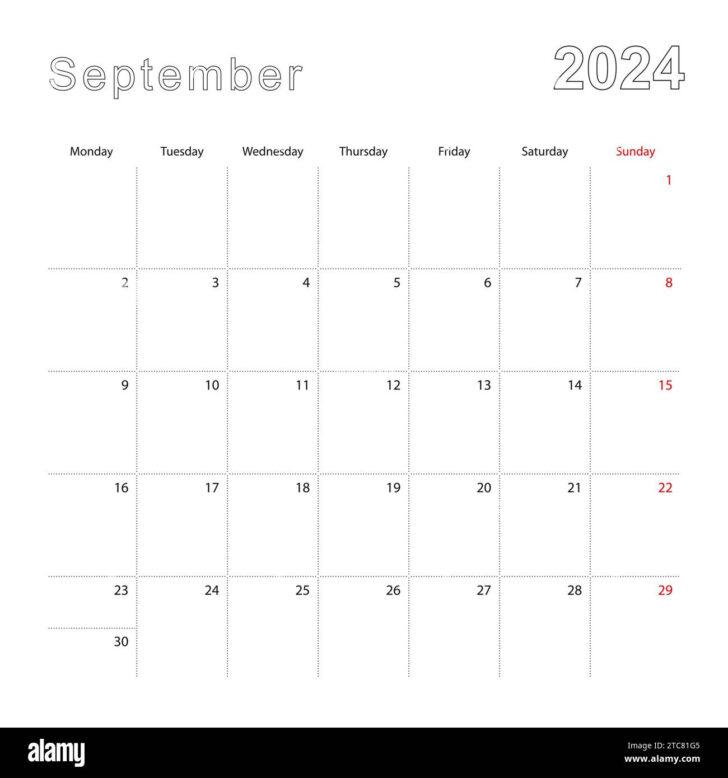 September 2024 Calendar With Lines | Calendar 2024