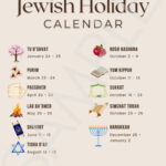 2024 Jewish Holiday Calendar   Etsy | October 2024 Calendar With Jewish Holidays