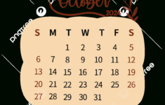 2024 October Calendar Png Transparent Images Free Download | October 21 2024 Calendar