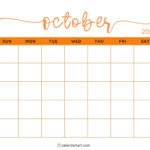 38 Printable October 2024 Calendars | Free Pdf   Calendarkart | October 3 2024 Calendar