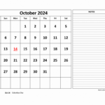 Free Download Printable October 2024 Calendar, Large Space For |  Calendar 2024