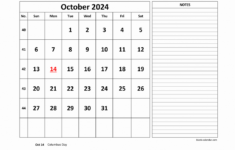 Free Download Printable October 2024 Calendar, Large Space For | October 6 2024 Calendar