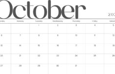 Free October 2024 Calendar Templates To Customize | Canva | October 2024 Calendar Fillable