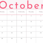 Free October 2024 Calendar Templates To Customize | Canva | October Month 2024 Printable Calendar