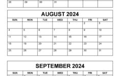 July To September 2024 Calendar (Q3) – Calendarkart | July August September October Calendar 2024