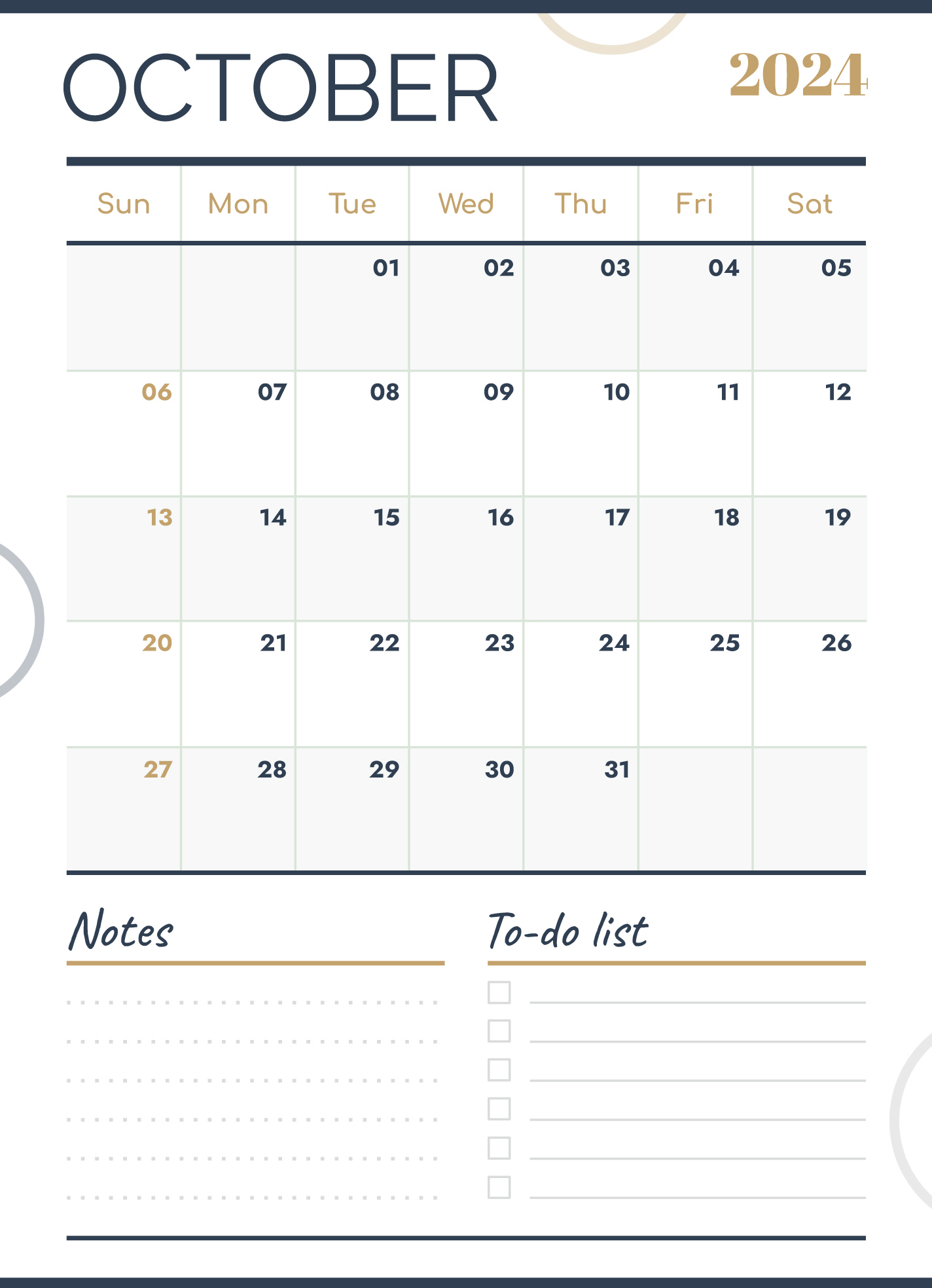 October 2024 Calendar Free Google Docs Template - Gdoc.io | October 2024 Google Calendar