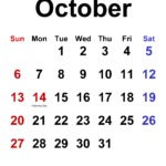 October 2024 Calendar | Templates For Word, Excel And Pdf |  Calendar 2024