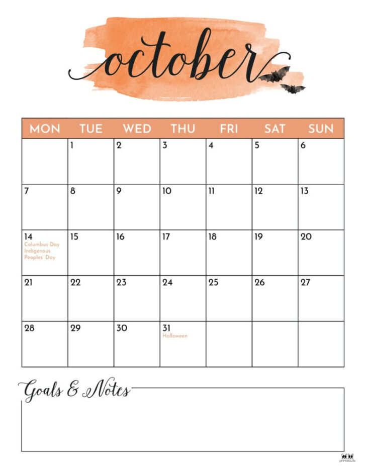 Free Printable Calendar October 2024 | Calendar 2024