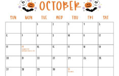 October 2024 Calendars – 50 Free Printables | Printabulls | October 2024 Calendar Page