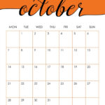 October 2024 Calendars   50 Free Printables | Printabulls | October 2024 Calendar Vertical