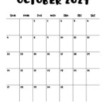 October 2024 Calendars   50 Free Printables | Printabulls | October 2024 Calendar Vertical Printable