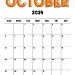 October 2024 Calendars – 50 Free Printables | Printabulls | October 22 Calendar 2024