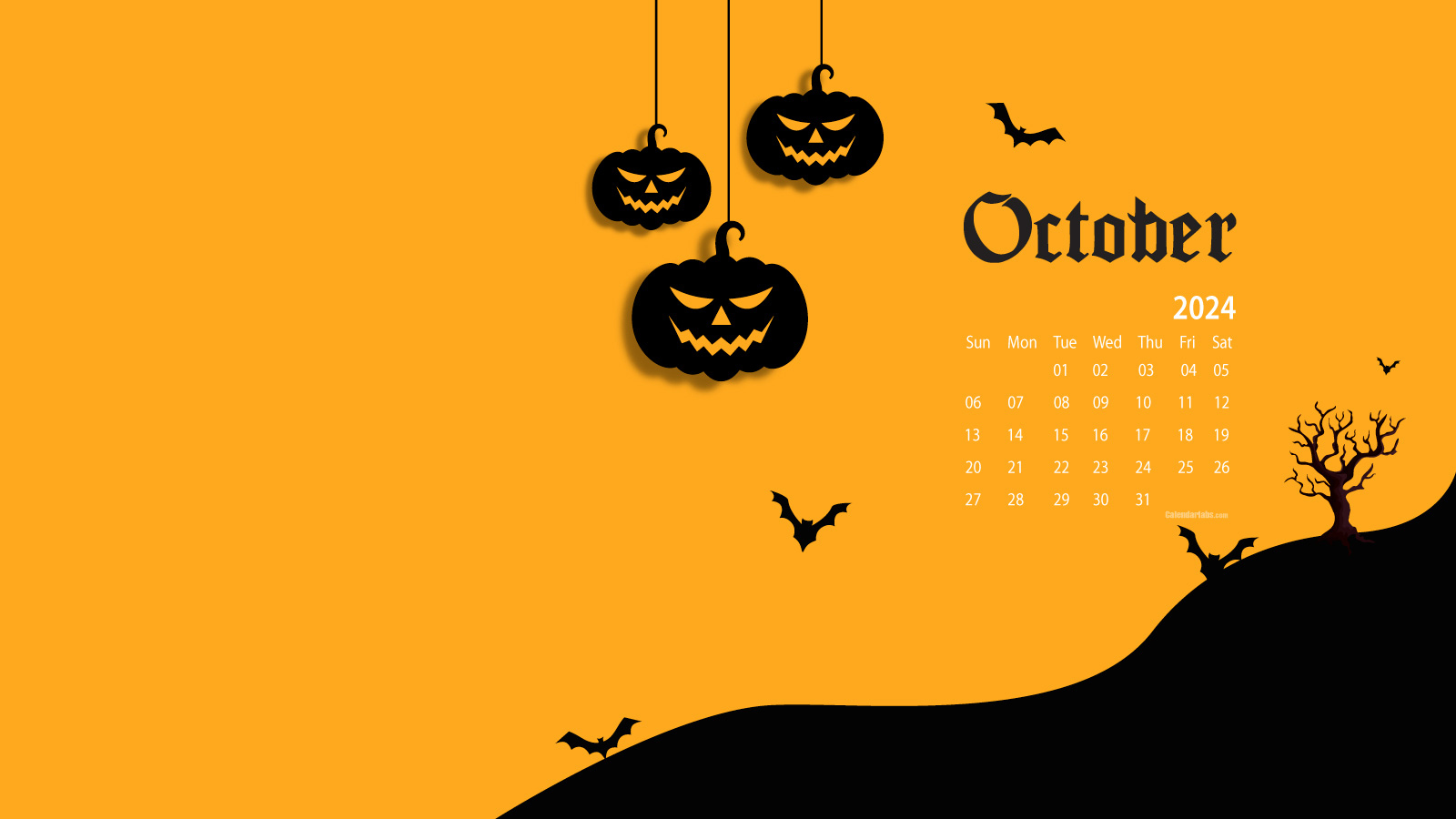 October 2024 Desktop Wallpaper Calendar - Calendarlabs | Calendar 2024