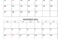 October And November 2024 Calendar | Calendar Quickly |  Calendar 2024