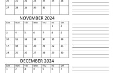 October To December 2024 Calendar (Q4) – Calendarkart | Printable Calendar For October November December 2024