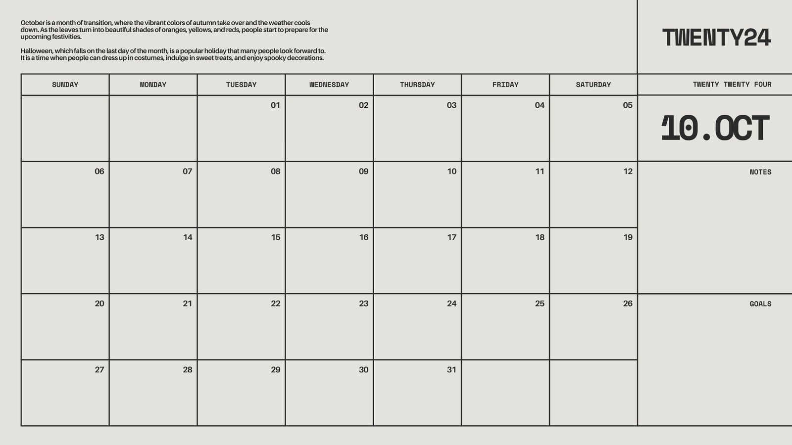 Page 8 - Free And Customizable Weather Templates | October 2024 Weather Calendar