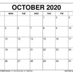 Printable October 2024 Calendar Templates With Holidays | Free Printable Calendar October 2024 Wiki