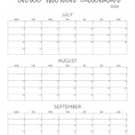 Three Month/Quarterly Calendars   36 Free Calendars | Printabulls | Printable 3 Month Calendar October November December 2024