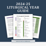 2024 25 Liturgical Calendar Guide Printable Church Calendar |  Calendar 2024