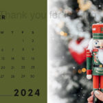 2024 Nutcracker Calendar Christmas Calendar 2024 Calendar 12 Month |  Calendar 2024