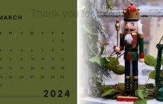 2024 Nutcracker Calendar Christmas Calendar 2024 Calendar 12 Month | November December 2024 Calendar Printable Nutcracker