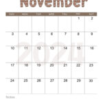 38 Printable November 2024 Calendars | Free Pdf   Calendarkart | November Calendar 2024 Printable Wide Lines