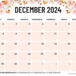 December 2024 Calendars (52 Free Pdf Printables) | November December 2024 Fancy Calendar Free Printable