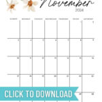 Free 2024 Floral Calendar Download (12 Monthly Templates)   The |  Calendar 2024