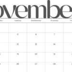 Free And Printable November 2024 Calendar Templates | Canva | 2024 November Calendar Free Printable