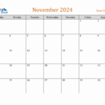 Free November 2024 New Zealand Calendar |  Calendar 2024