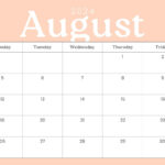 Free Printable August 2024 Calendar Templates | Canva | Printable Calendar August To November 2024