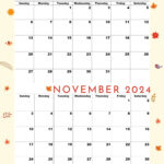 Kalender Für Oktober And November 2024,Happy Thanksgiving |  Calendar 2024