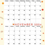 Kalender Für Oktober And November 2024,Happy Thanksgiving |  Calendar 2024