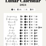 Moon Phase Calendar   Cute & Free Printable 2024 Lunar Calendar | Printable Lunar Calendar November 2024