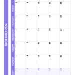 November 2024 Calendar  Calendar.best | Printable Calendar November 2024 Half Sheet