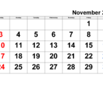 November 2024 Calendar | Free Printable Pdf, Xls And Png |  Calendar 2024