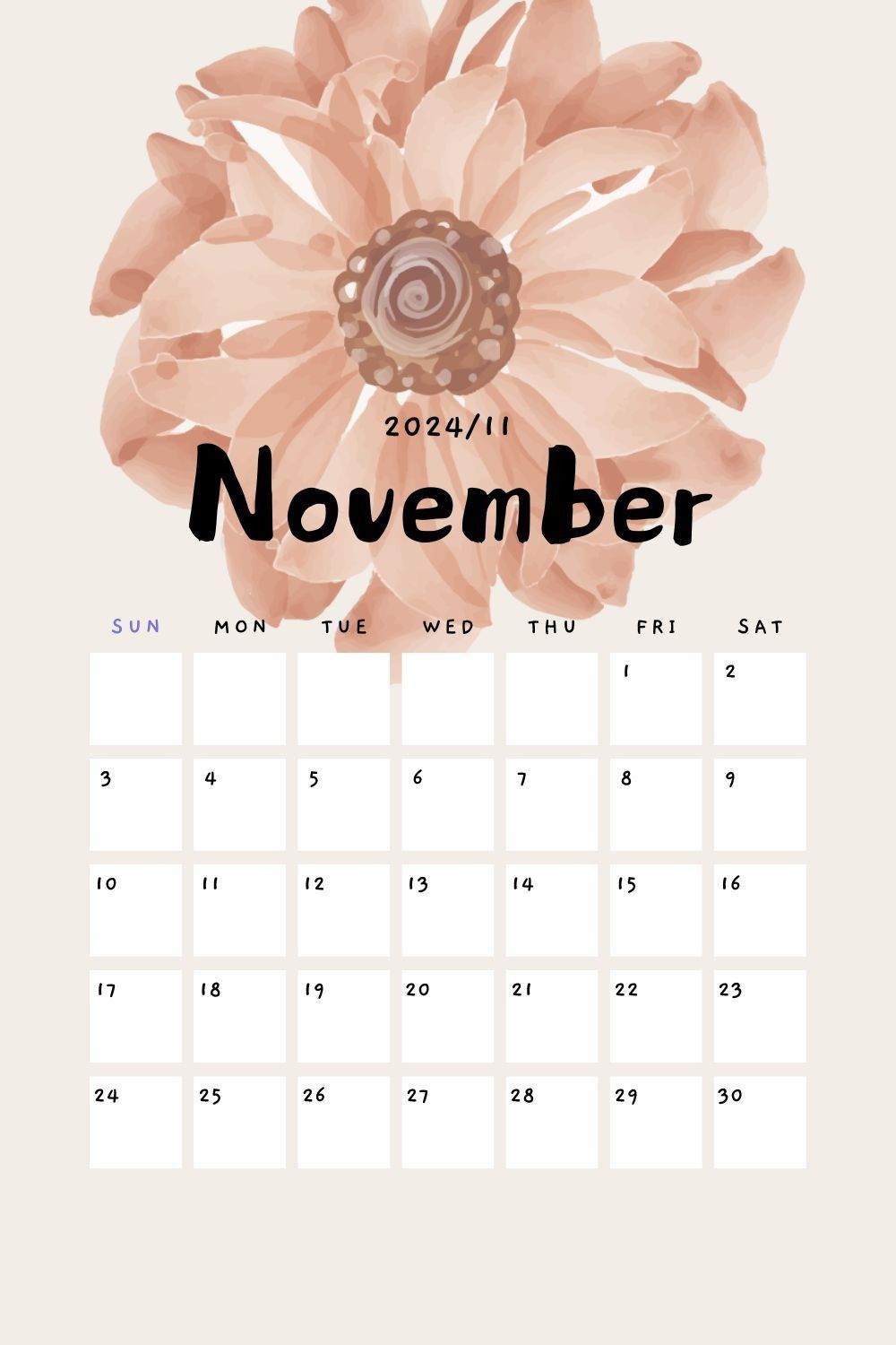 November 2024 Calendar Printable | Calendar 2024