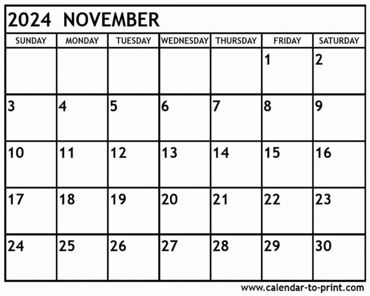 November To December 2024 Calendar Printable | Calendar 2024