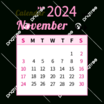 November 2024 Calendar Simple Pink, 2024, November, Year Png And | November Trend Arrow Calendar 2024 Free Printable