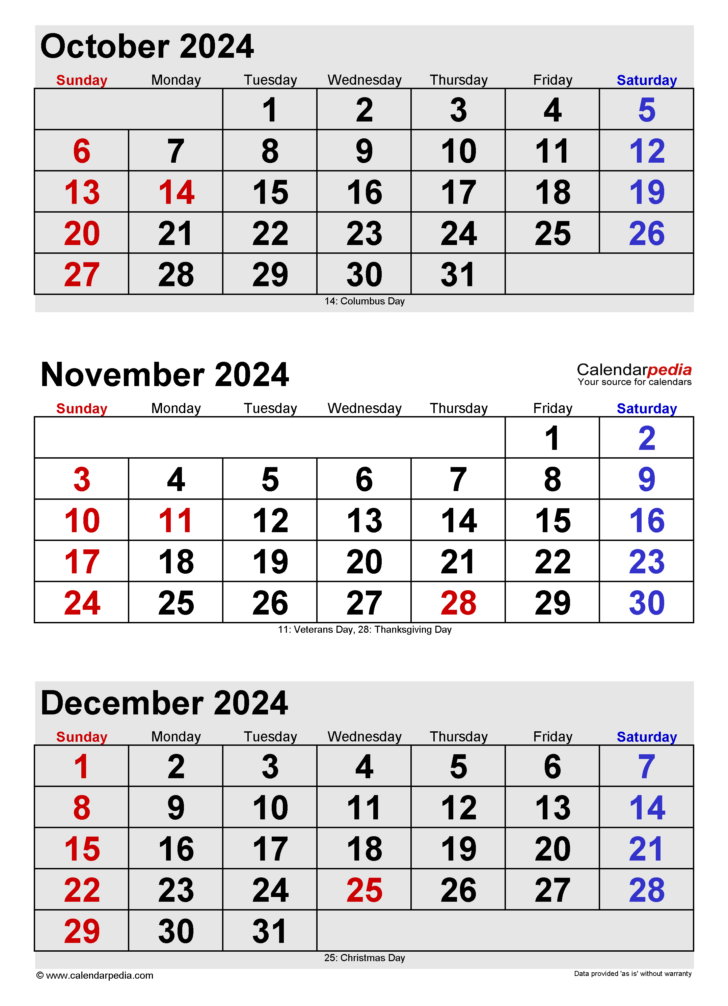 Calendar November December 2024 Printable | Calendar 2024