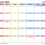 November 2024 Calendar | Templates For Word, Excel And Pdf | October And November 2024 Landscape Monthly Calendar Printable