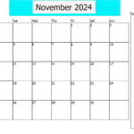 November 2024 Calendarprintabledigital Downloadnovember | Printable Calendar November 2024 Nz