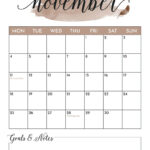 November 2024 Calendars   50 Free Printables | Printabulls | 2024 November Calendar Printable