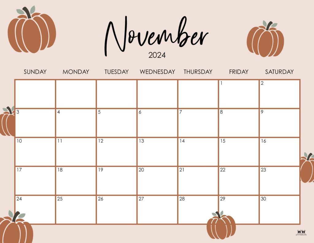 November 2024 Calendars - 50 Free Printables | Printabulls | Calendar 2024